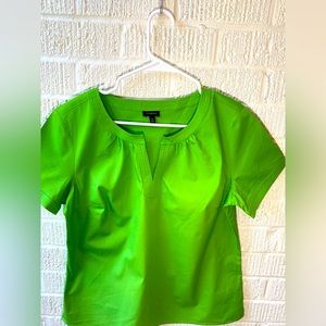 Talbots Lime Green Top